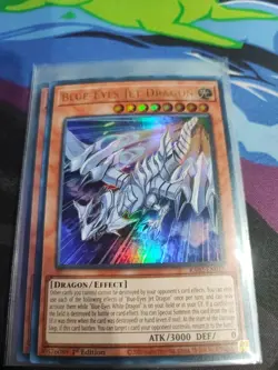 YuGiOh! Blue-Eyes Jet Dragon RA02-EN017 Ultra Rare 1st Edition Near Mint - Image 1