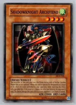 Dark Crisis #DCR-068 Shadowknight Archfiend - VG - Image 1