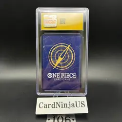 CGC 10 PRISTINE Nami Parallel OP01-016 R 25th Edition ONE PIECE Card Game 106 - Image 2