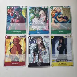 One Piece TCG Lot of 6 Cards One Piece Heroines Edition English NM Condition - Image 1