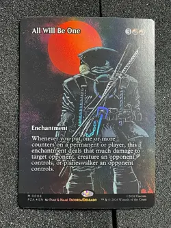 All Will Be One M 0088 BORDERLESS FOIL TMNT Source Material MTG Card Magic NM - Image 1