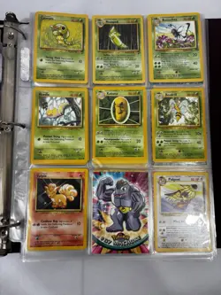 Over 150 Pokemon Vintage Cards 90’s Binder Some Holo Cards - Image 3