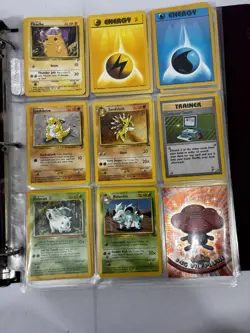 Over 150 Pokemon Vintage Cards 90’s Binder Some Holo Cards - Image 5
