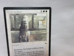 DUST TO DUST MAGIC THE GATHERING THE DARK MTG 1994 Trading Card #407 - Image 3