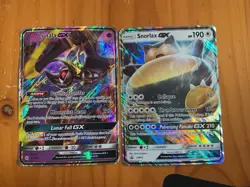 Pokemon Jumbo Card Lot 7 Cards Ash-Greninja Rayquaza Mewtwo Lunala Snorlax - Image 4