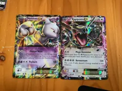 Pokemon Jumbo Card Lot 7 Cards Ash-Greninja Rayquaza Mewtwo Lunala Snorlax - Image 5