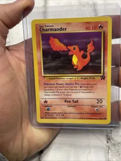 Charmander 50/82 Team Rocket 1999 Pokemon Card NM/MT Common Vintage Pokemon WOTC - Image 1