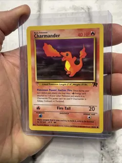 Charmander 50/82 Team Rocket 1999 Pokemon Card NM/MT Common Vintage Pokemon WOTC - Image 2