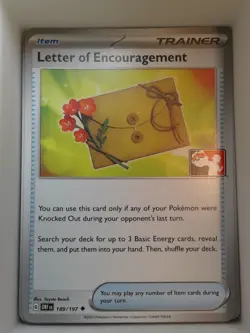 Letter of Encouragement Uncommon Prize Pack Series Cards 189/197 NM - Image 1