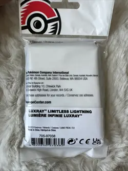 Pokemon Center Official Japan Card Sleeves Luxray Limitless Lightning Set of 65 - Image 2