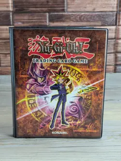 Yu-Gi-Oh 8" x 6.5" Binder Trading Game Card Sleeves Organizer Book W/ 112 Cards - Image 1
