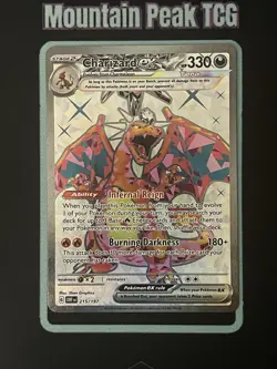 NM Charizard ex 215/197 Full Art - Obsidian Flames - Pokemon Card - Image 1
