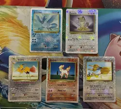Vintage Pokemon Card Lot WOTC Reverse Holo Fire Legendary Collection Articuno - Image 1