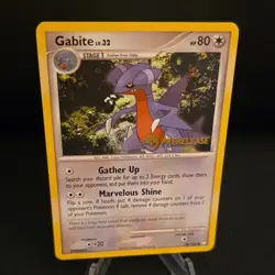 Pokemon Gabite Prerelease Promo Card Diamond & Pearl 48/123 Regular 80 HP - Image 1