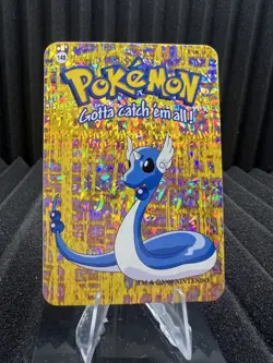 Dragonair #148 - Vintage Vending Machine Prism Sticker 2000 - Pokemon Card - Image 1