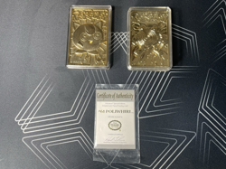 1999 Burger King Nintendo Pokemon Gold Plated Cards Lot Jigglypuff Poliwhirl - Image 1