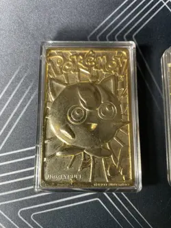 1999 Burger King Nintendo Pokemon Gold Plated Cards Lot Jigglypuff Poliwhirl - Image 4
