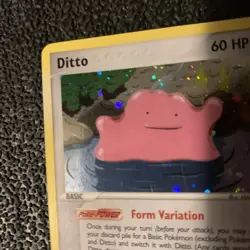 Pokemon TCG Ditto EX FireRed & LeafGreen 4/112 Holo Card 2004 LP - Image 3