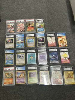 LOT OF (22). POKEMON GRADED CARD COLLECTION. PSA/CGC ETC. NICE!! - Image 1
