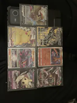 Pokemon Japanese Holo Foil Lot 8 Cards Pikachu V Charizard Mimikyu V Pidgeot V - Image 1