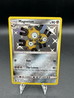 MAGNETON HOLO POKEMON CARD SV28/SV94 HIDDEN FATES SHINY NM - Image 1