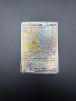 Pokemon TCG Alakazam EX 151 Holo Card Scarlet & Violet 201/165 - Image 1