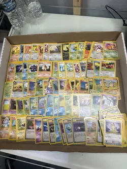 101 Vintage pokemon card collection LP-DMG Shadowless, first editions ereaders - Image 1