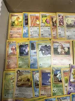 101 Vintage pokemon card collection LP-DMG Shadowless, first editions ereaders - Image 2