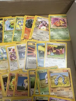101 Vintage pokemon card collection LP-DMG Shadowless, first editions ereaders - Image 4