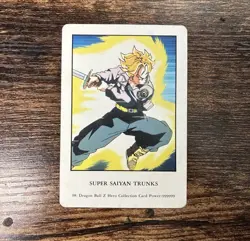 Super Saiyan Trunks #98 Dragon Ball Z Hero Collection Card 1990s Japanese A2 - Image 1