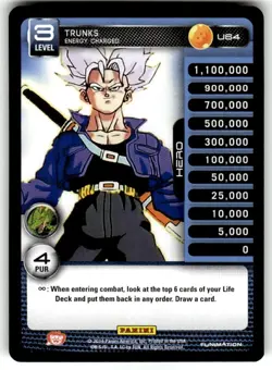 DBZ - Dragon Ball Z TCG - Card Panini Premiere - U64 - Trunks, Energy Charged - Image 1