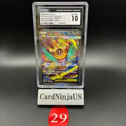 CGC 10 GEM MINT Mega Hawlucha ex SAR 239/193 M2a MEGA Dream ex Pokemon Card 29 - Image 1