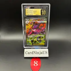 CGC 10 PRISTINE Mega Gengar ex SAR 240/193 M2a MEGA Dream ex Pokemon Card 8 - Image 1