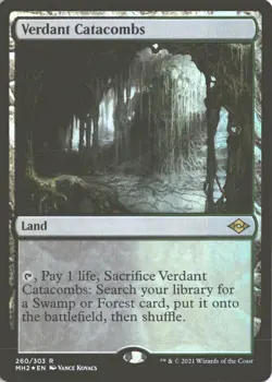 MTG Verdant Catacombs (260) *Foil* Base Version Modern Horizons 2 MT/NM Free Shp - Image 1