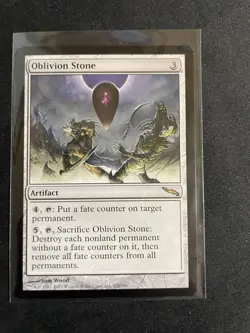 Mtg X1 Oblivion Stone Mirrodin Magic The Gathering - Image 1