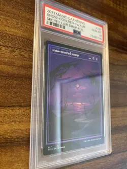 MTG✨Pixel SNOW-COVERED SWAMP (Full Art) FOIL✨SLD PSA 10 RARE Land Jubilee Art - Image 3