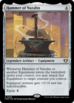 Hammer of Nazahn Commander Masters Non-Foil NM MTG Magic - Image 1