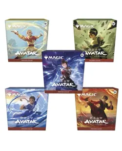 Avatar The Last Airbender Magic The Gathering Prerelease Box - Set of All 5 - Image 1