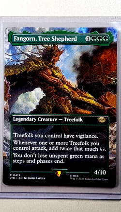 2023 MTG Magic the Gathering LOTR Lord of the Rings #415 Fangorn Tree Shepherd - Image 1