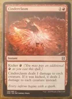 Cinderclasm - Zendikar Rising - MTG - #136 - Uncommon - Great Condition ! - Image 1