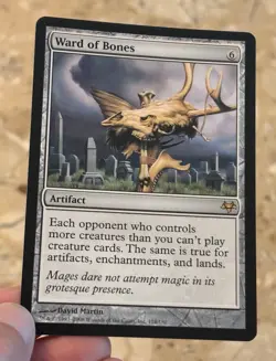 Magic The Gathering Ward of Bones #174 Rare - Image 5