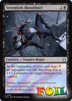 Stromkirk Bloodthief 0185 MTG Foundations Uncommon NP Foil - Image 1