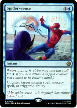 Spider-Sense (Foil) - 0046 - Marvel's Spider-Man MTG - NM/M - English - Image 1