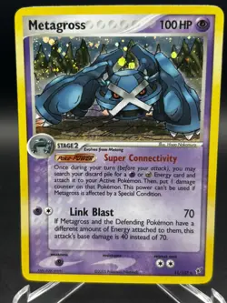 2005 Pokemon Ex Deoxys #11 Metagross Holo Rare 11/107 Vintage - Image 1