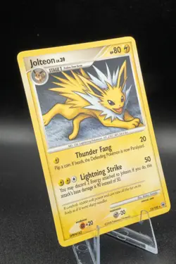 POKEMON JOLTEON 23/100 NON-HOLO RARE MAJESTIC DAWN LP+ Good Condition PokemonTCG - Image 4