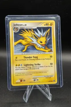 POKEMON JOLTEON 23/100 NON-HOLO RARE MAJESTIC DAWN LP+ Good Condition PokemonTCG - Image 5