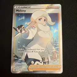 Pokemon TCG Melony (Full Art) Ultra Rare SWSH06: Chilling Reign 195/198 - Image 1