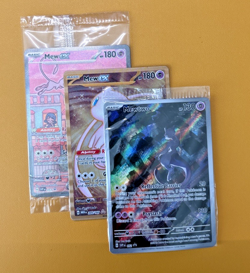 Pokemon 151 Mew & Mewtwo Ultra Premium Collection UPC 3 Card Promo Set - Image 2