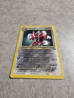 Scizor 33 Black Star Promo Vintage Pokemon Card WOTC Heavily Played HP - Image 2