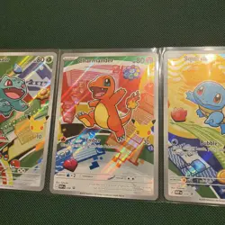 Pokemon TCG First Partner Illustration Collection Series 1 Kanto GEN 1 Starters - Image 3